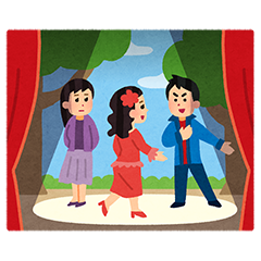 「青空の月」〜街角で魔法劇〜